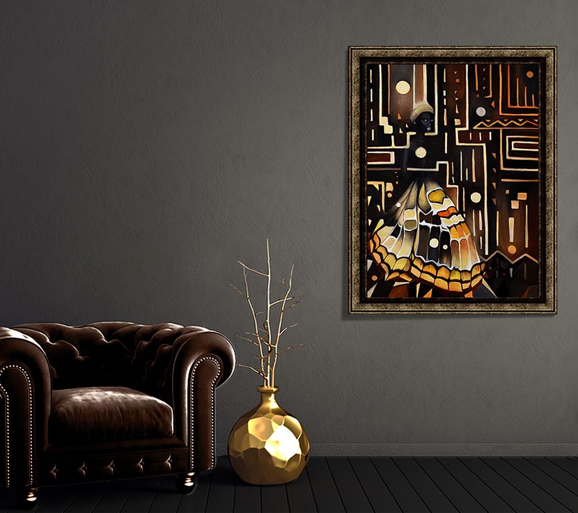 painting on the wall